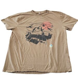 RS Protection of Birds Organic Cotton Graphic Tee XL ASO Hangover Alan